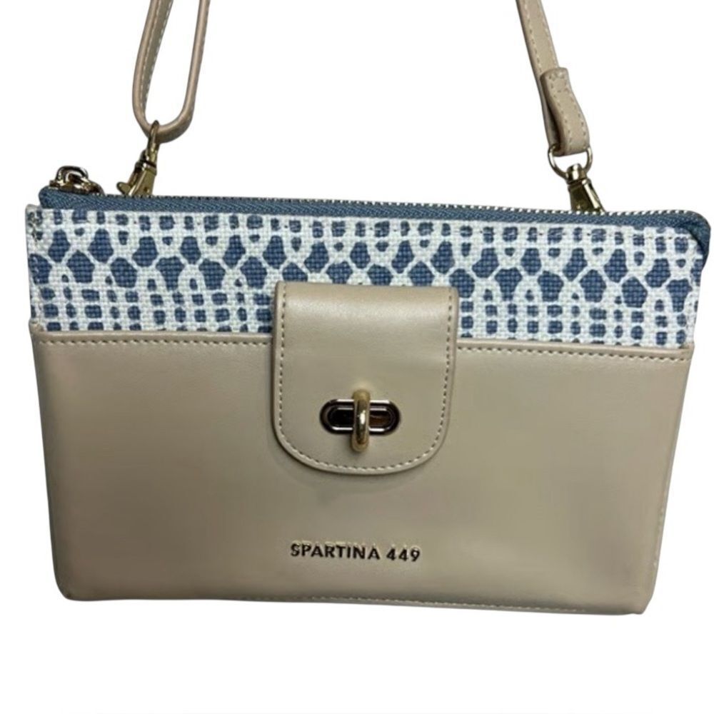 Spartina 449 Beige and Blue Women's Bag